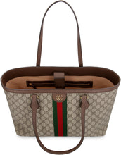Load image into Gallery viewer, Ophidia GG supreme fabric tote bag