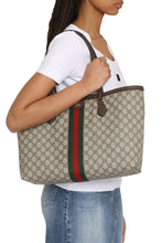 Load image into Gallery viewer, Ophidia GG supreme fabric tote bag