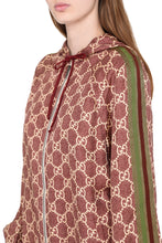 Load image into Gallery viewer, Full zip sweatshirt with side stripes