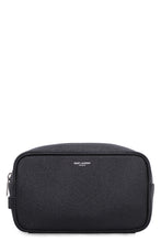 Load image into Gallery viewer, Leather wash bag