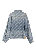 Load image into Gallery viewer, Bleach wash denim jacket