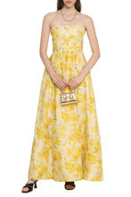 Load image into Gallery viewer, Wonderland printed linen maxi dress
