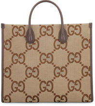 Load image into Gallery viewer, Jumbo GG fabric tote bag