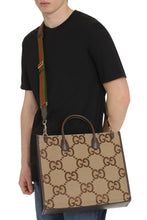 Load image into Gallery viewer, Jumbo GG fabric tote bag