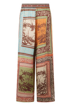 Load image into Gallery viewer, Loose printed silk pants