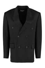 Load image into Gallery viewer, Double-breasted wool jacket