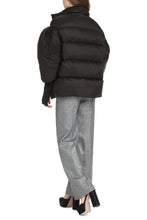 Load image into Gallery viewer, Hooded nylon down jacket