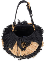 Load image into Gallery viewer, Capriccio tote bag in raffia