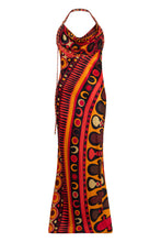 Load image into Gallery viewer, Long dress in mixed silk