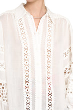 Load image into Gallery viewer, Devi Spliced Billow ramie shirts