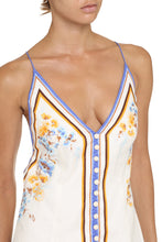 Load image into Gallery viewer, Halcyon Slip linen midi-dress
