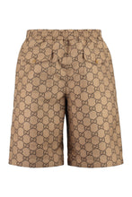Load image into Gallery viewer, Printed techno fabric bermuda-shorts