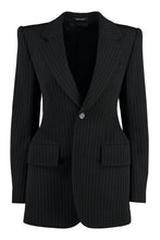 Load image into Gallery viewer, Wool pinstripe blazer