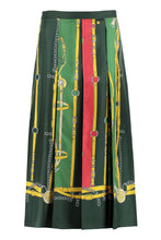 Load image into Gallery viewer, Printed pleated skirt