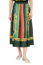 Load image into Gallery viewer, Printed pleated skirt