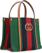 Load image into Gallery viewer, Interlocking G canvas tote bag