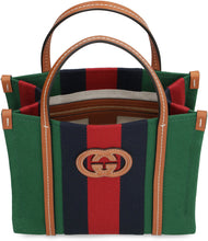 Load image into Gallery viewer, Interlocking G canvas tote bag