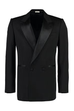 Load image into Gallery viewer, Double-breasted wool blazer