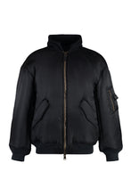Load image into Gallery viewer, Zipped nylon bomber jacket