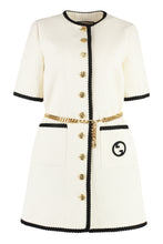 Load image into Gallery viewer, Wool blend tweed dress