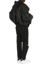 Load image into Gallery viewer, Leather bomber jacket