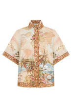 Load image into Gallery viewer, Printed linen shirt
