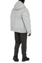 Load image into Gallery viewer, Hooded full-zip down jacket