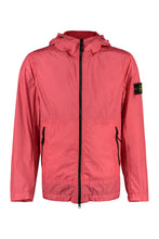 Load image into Gallery viewer, Hooded techno fabric raincoat