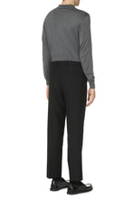 Load image into Gallery viewer, Wool blend twill bush-trousers