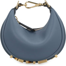 Load image into Gallery viewer, Nano Fendigraphy leather hobo-bag
