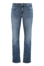 Load image into Gallery viewer, Five-pocket straight-leg jeans