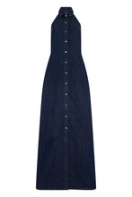 Load image into Gallery viewer, Long denim dress