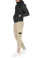 Load image into Gallery viewer, Hooded techno fabric down jacket