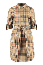 Load image into Gallery viewer, Cotton shirt dress