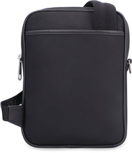 Load image into Gallery viewer, Leather and nylon messenger bag