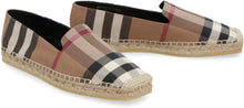 Load image into Gallery viewer, Checked canvas espadrilles