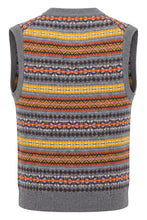 Load image into Gallery viewer, Wool blend vest with V-neck