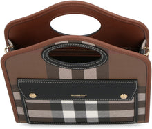 Load image into Gallery viewer, Pocket check shoulder bag