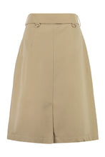 Load image into Gallery viewer, Gabardine trench skirt