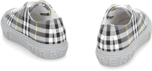 Load image into Gallery viewer, Checked canvas sneakers