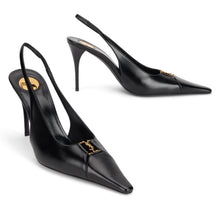 Load image into Gallery viewer, Décolleté slingback Babylone Breteuil in leather