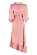 Load image into Gallery viewer, Silk wrap-dress