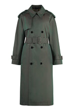 Load image into Gallery viewer, Long cotton trench coat