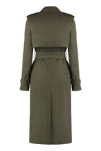 Load image into Gallery viewer, Double-breasted trench coat