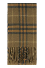 Load image into Gallery viewer, Checked cashmere scarf
