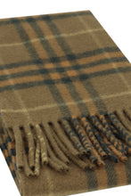Load image into Gallery viewer, Checked cashmere scarf
