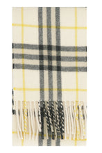 Load image into Gallery viewer, Checked cashmere scarf