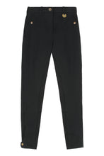Load image into Gallery viewer, Jodhpur trousers in stretch cotton with a pinstripe pattern