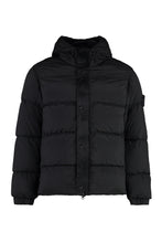Load image into Gallery viewer, Hooded nylon down jacket