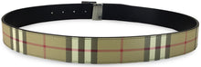 Load image into Gallery viewer, Tartan belt with logo buckle